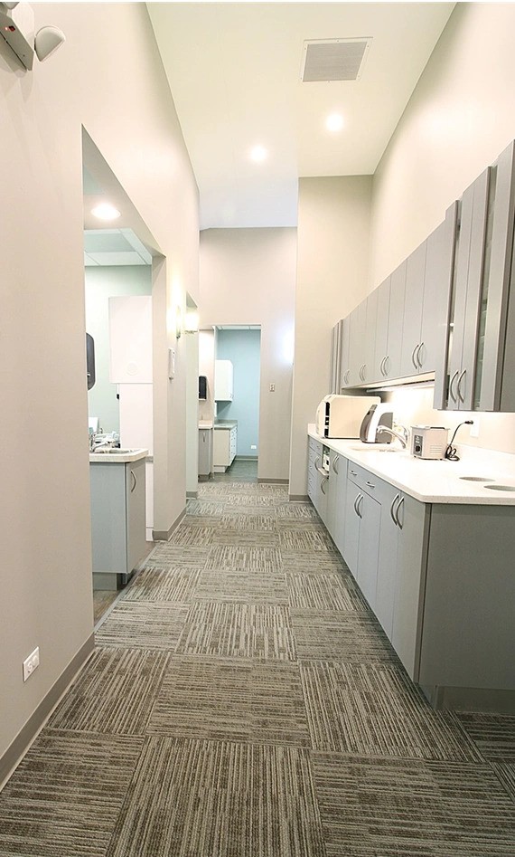 modern dental clinic crystal lake interior